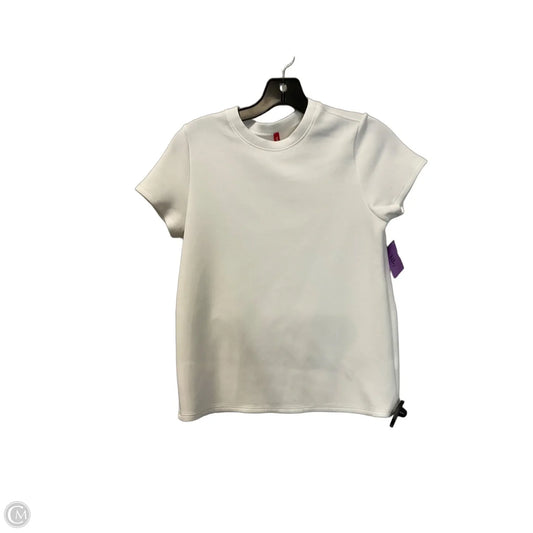 Top Short Sleeve By Spanx In White, Size: Xs