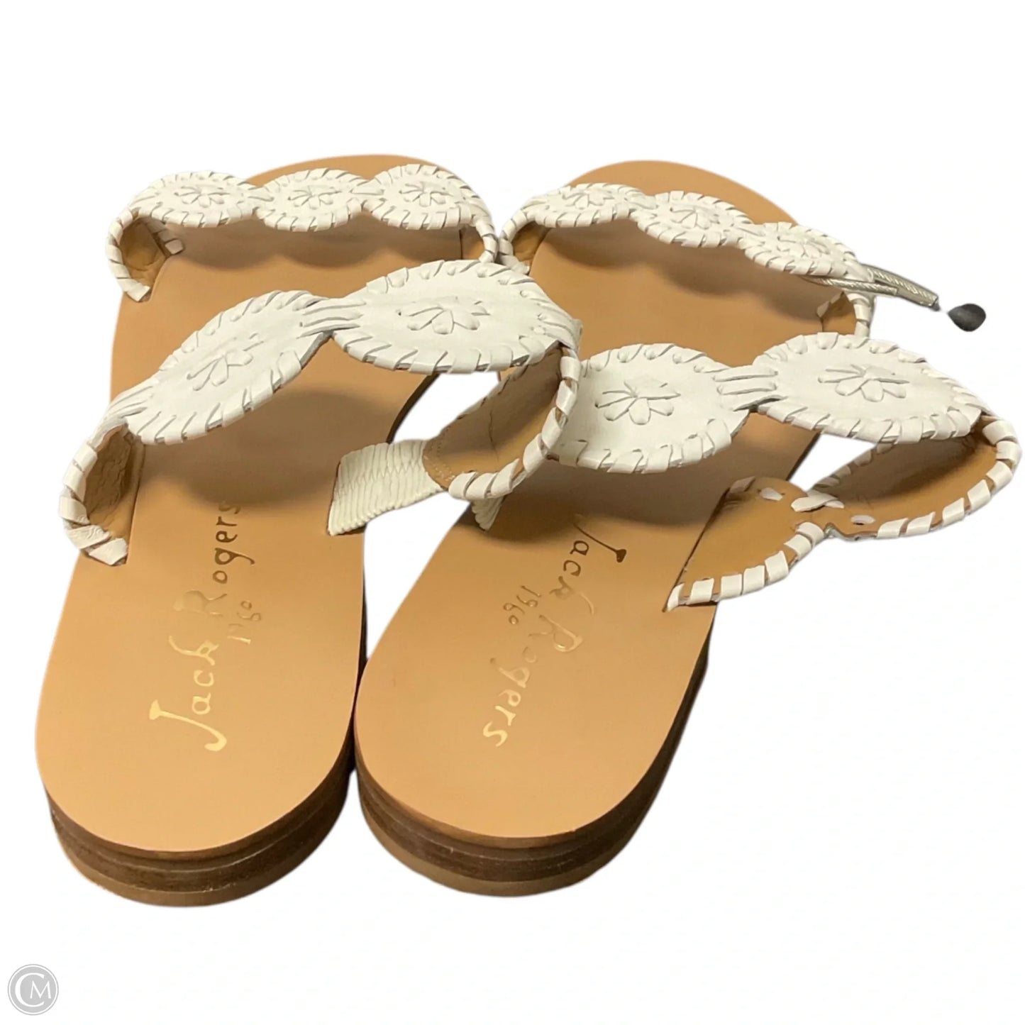 Sandals Flats By Jack Rogers In White, Size: 8