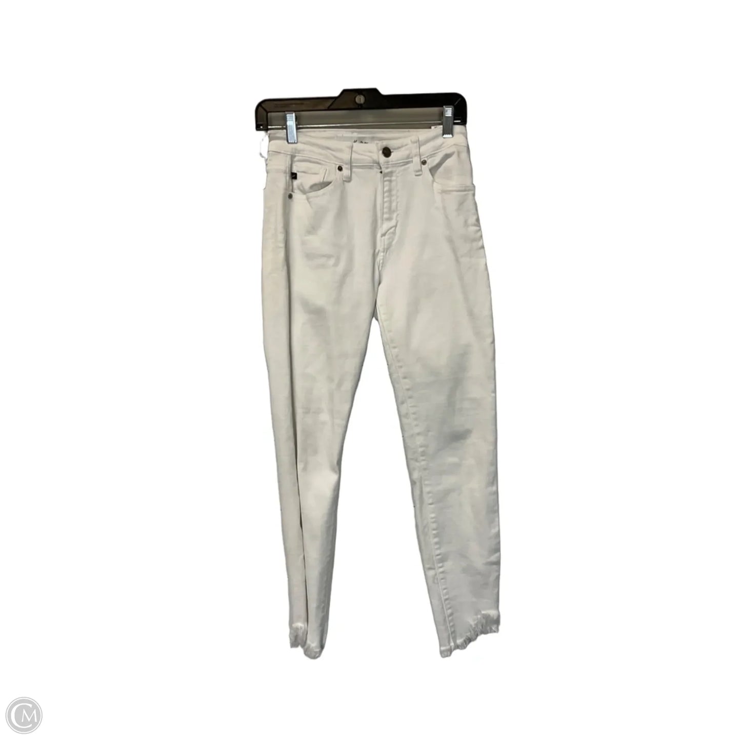 Jeans Skinny By Kancan In White Denim, Size: 2