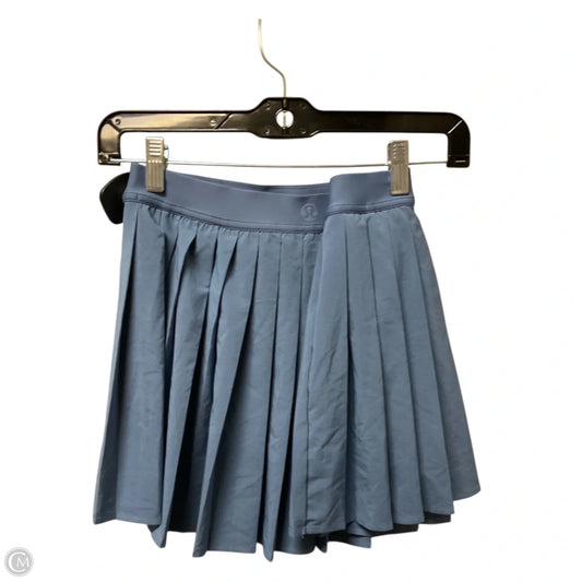 Athletic Skirt By Lululemon In Blue, Size: 8