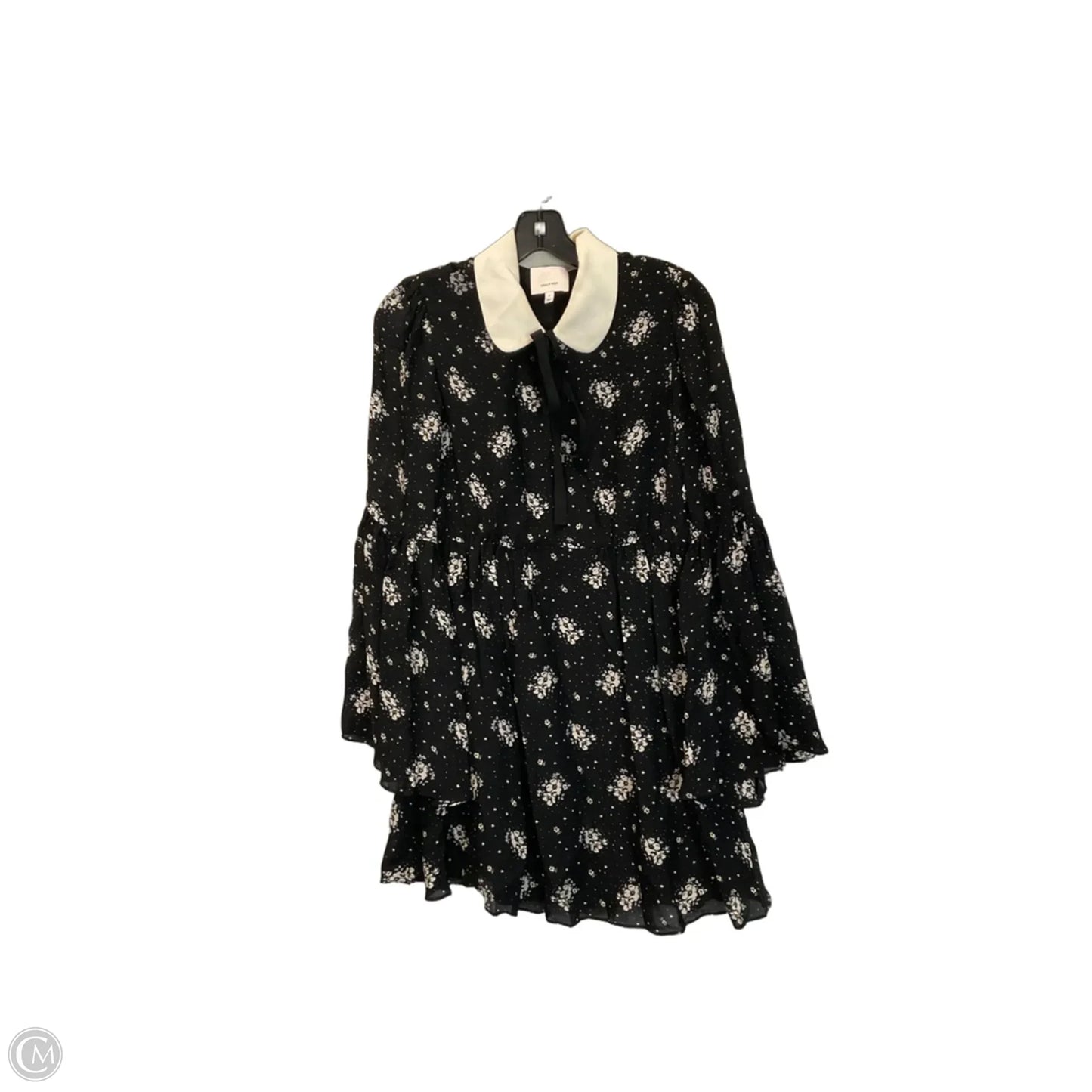 Dress Casual Short By Cinq A Sept In Black & Cream, Size: 4