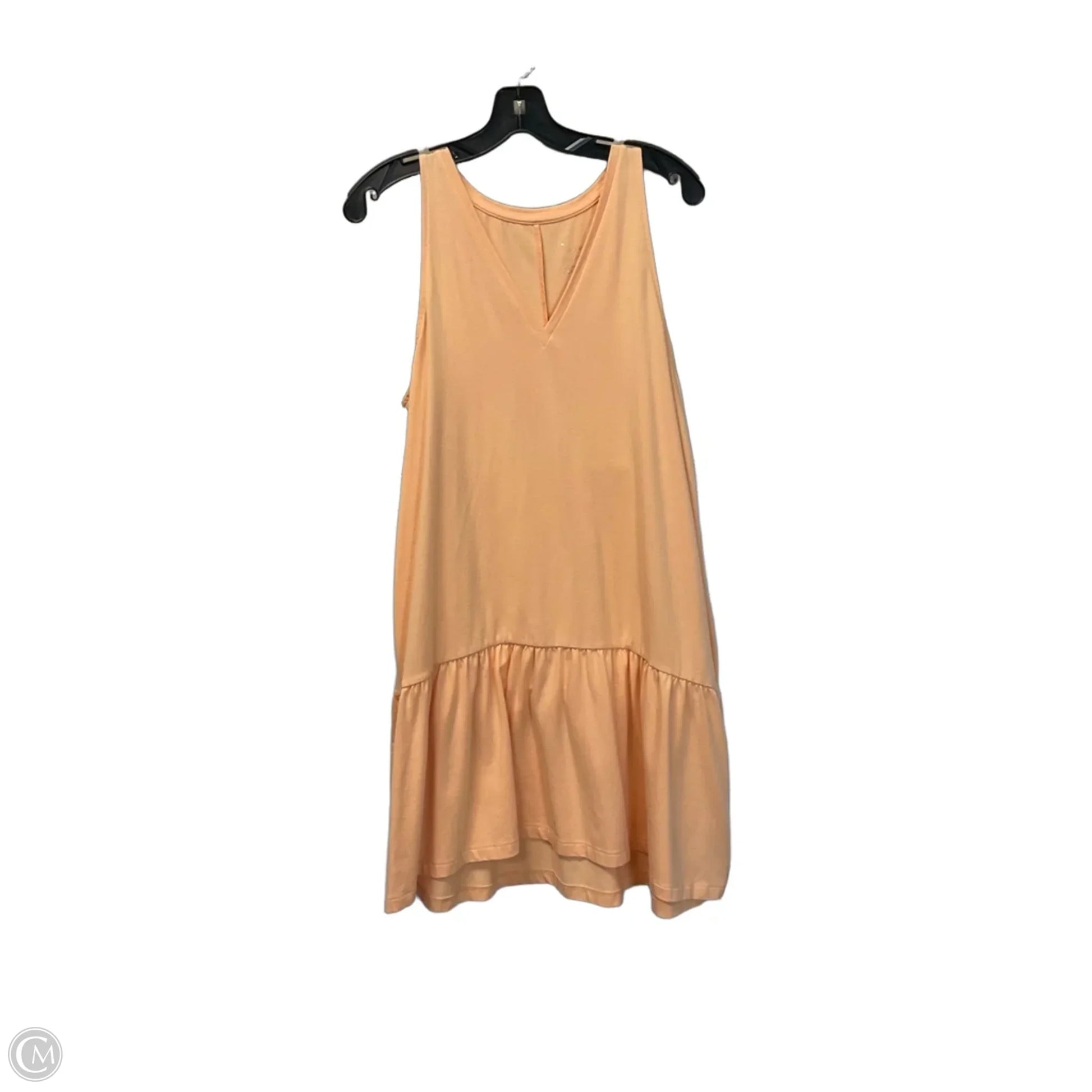 a new day orange dress A New Day Women's Size XXL Sleeveless V-Neck Midi Dress Orange
