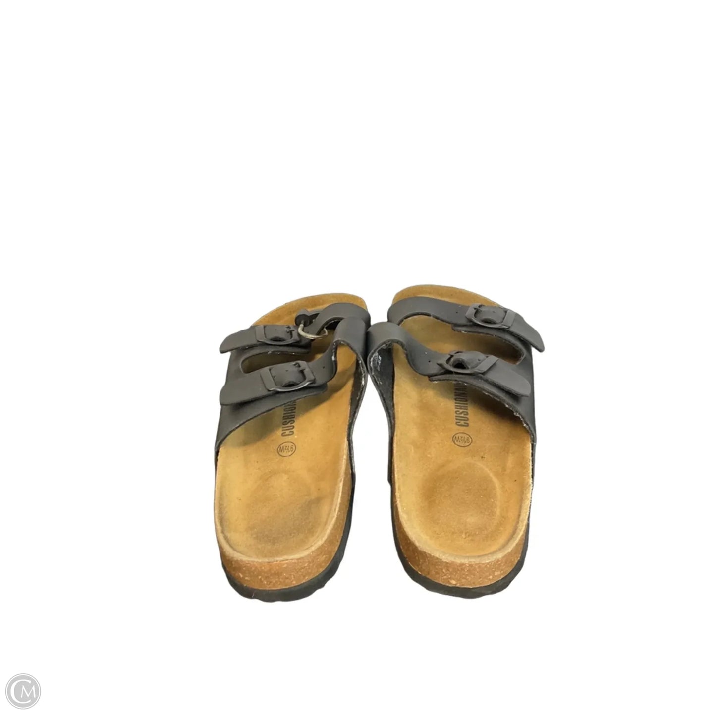 Sandals Flats By Cushionaire In Black, Size: 9.5
