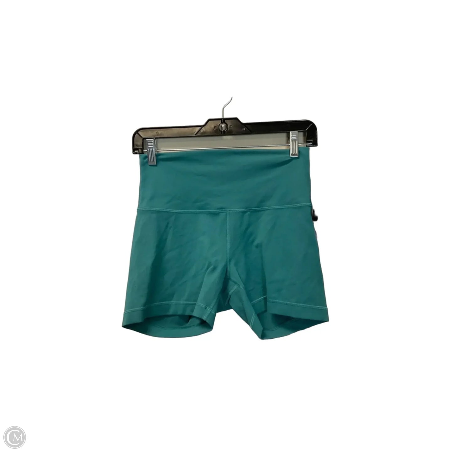 Athletic Shorts By Lululemon In Green, Size: 8