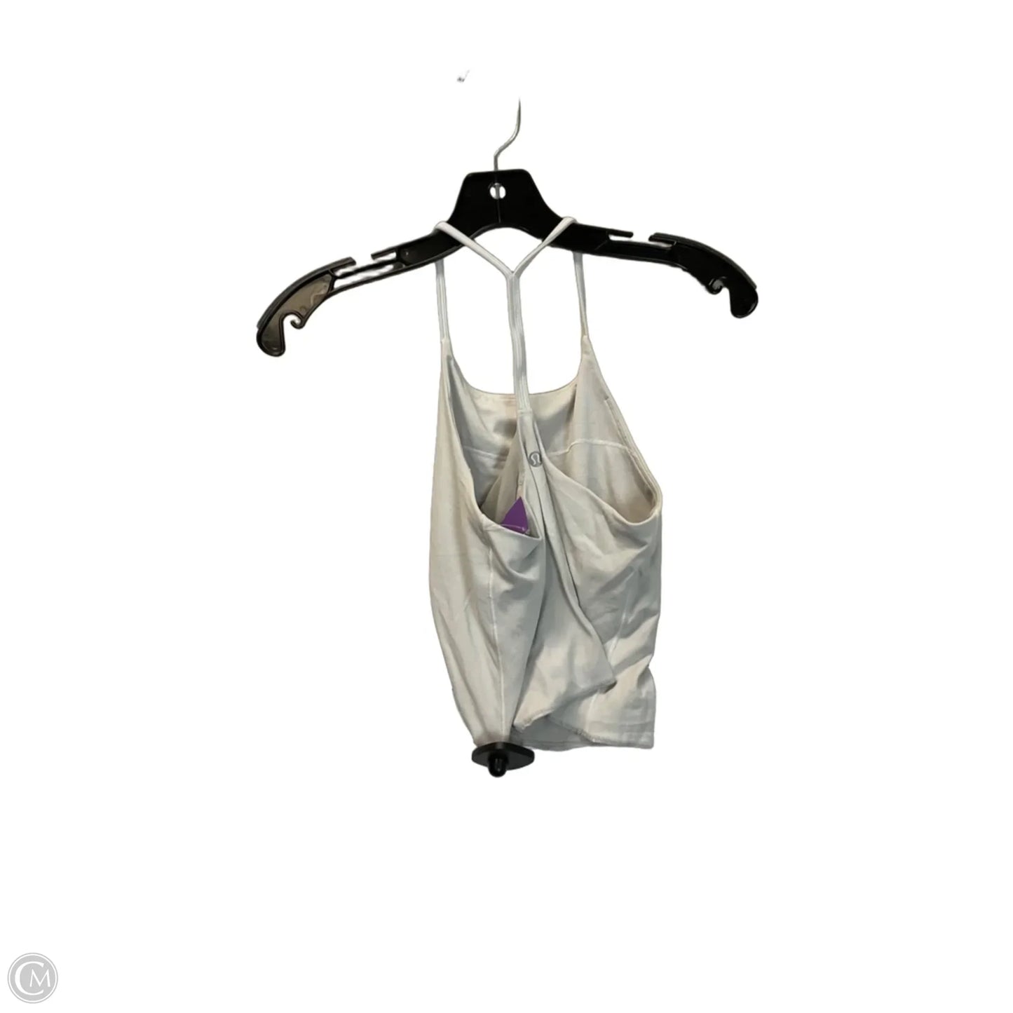 Athletic Tank Top By Lululemon In White, Size: 4