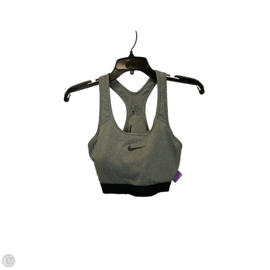 Athletic Bra By Nike In Grey, Size: L