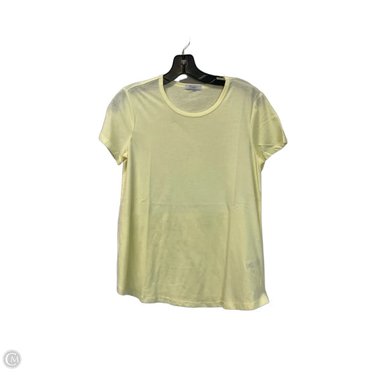 Top Short Sleeve By Studio In Yellow, Size: S