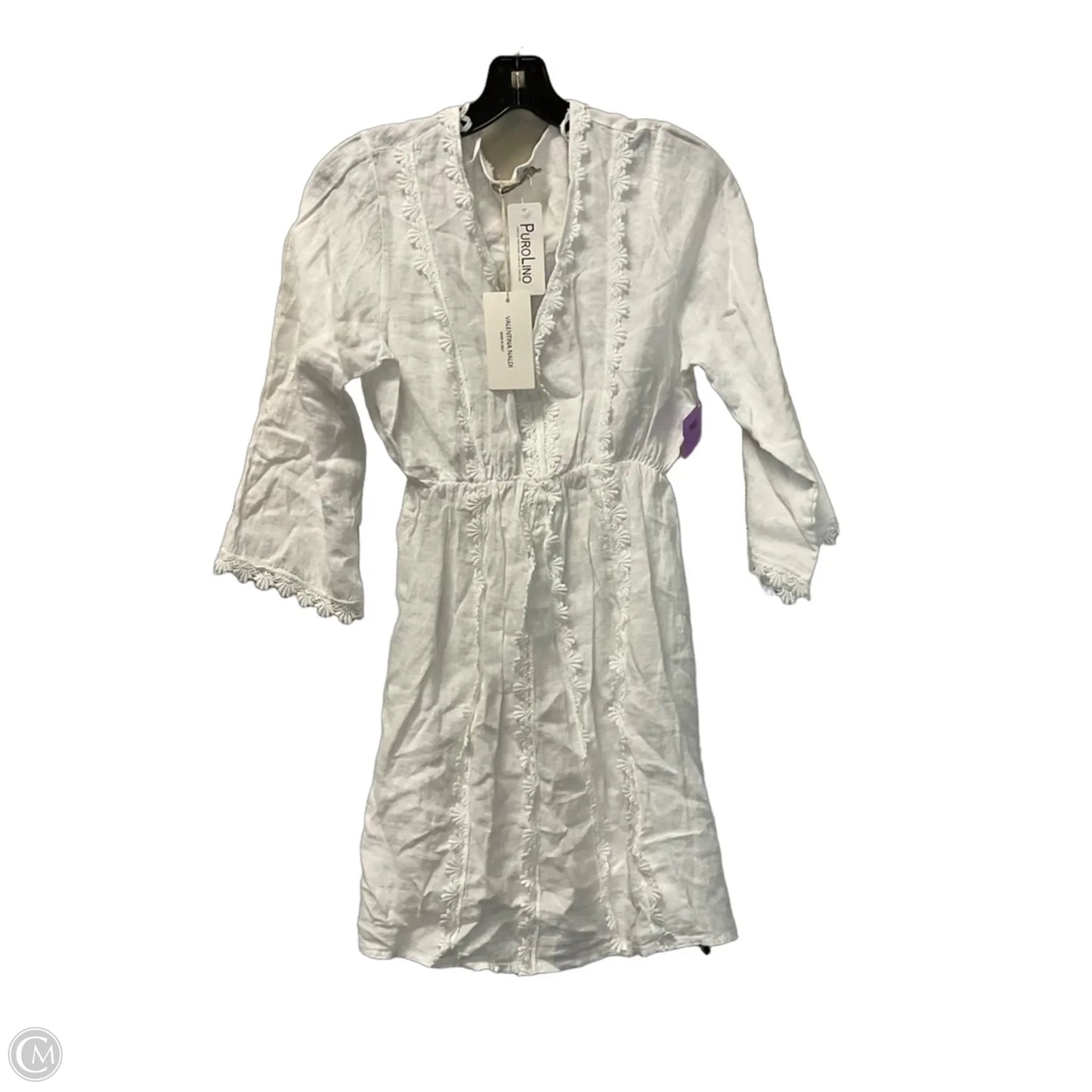 Dress Casual Short By Clothes Mentor In White, Size: L