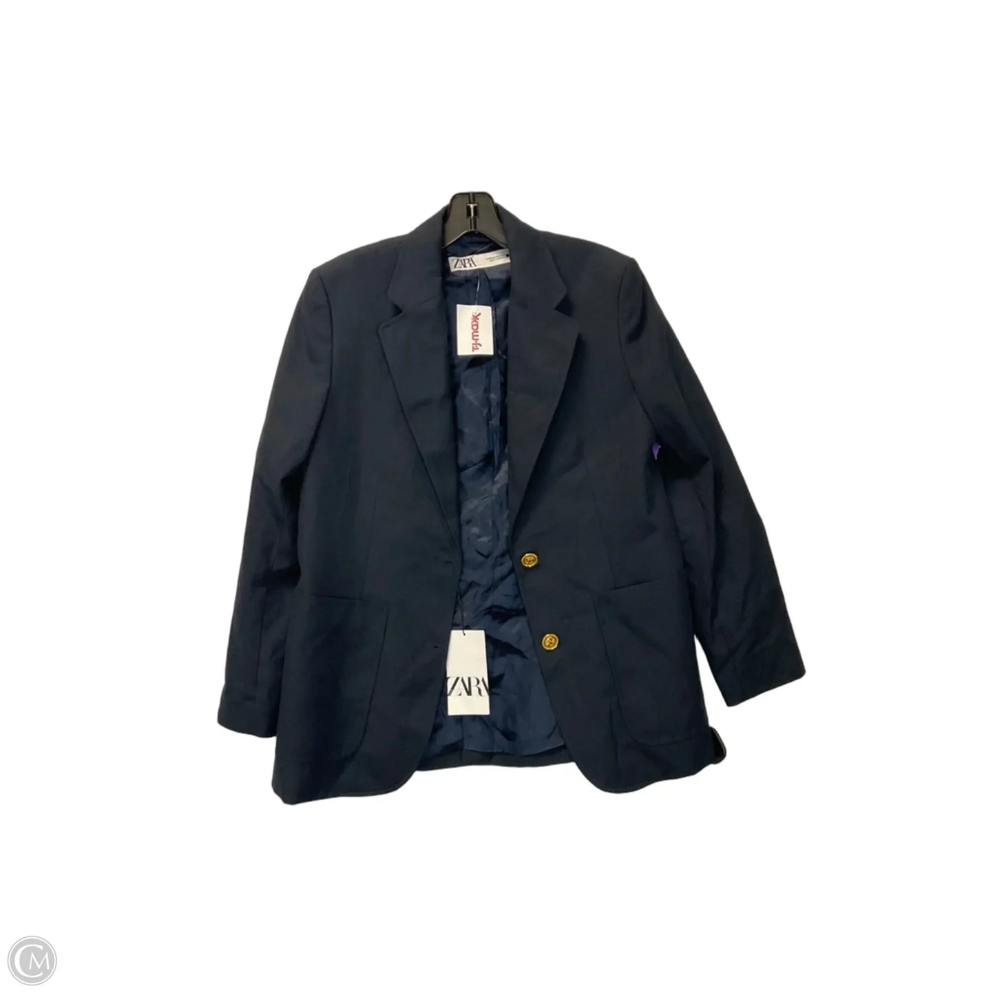 Blazer By Zara In Navy, Size: Xs