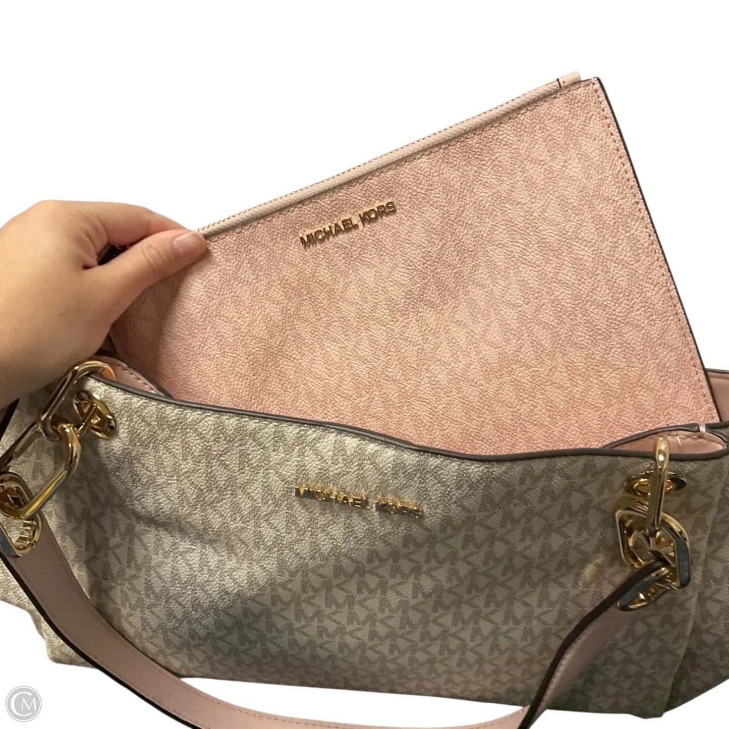 Handbag Designer By Michael Kors, Size: Medium