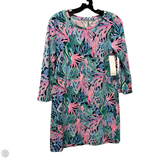 Dress Designer By Lilly Pulitzer In Blue & Pink, Size: S