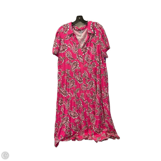 Dress Casual Maxi By Crown And Ivy In Pink, Size: 3x