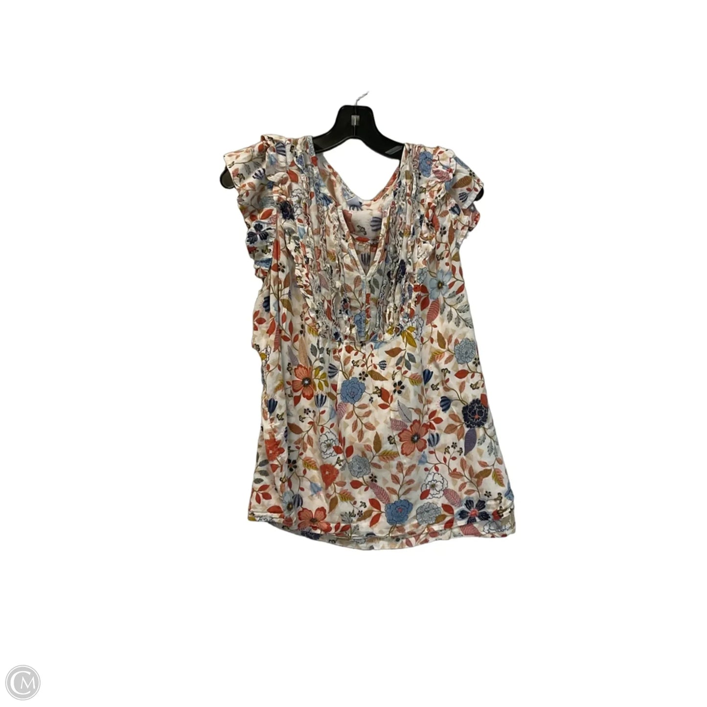 Top Sleeveless By Old Navy In Cream, Size: L
