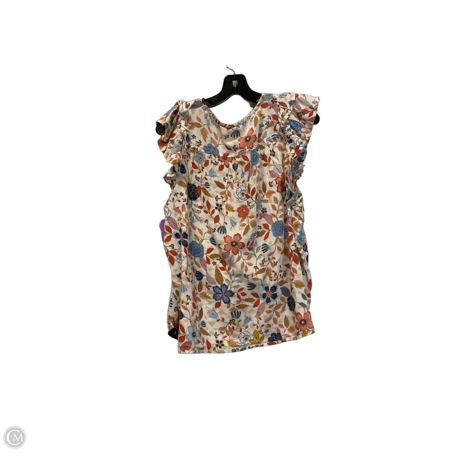 Top Sleeveless By Old Navy In Cream, Size: L