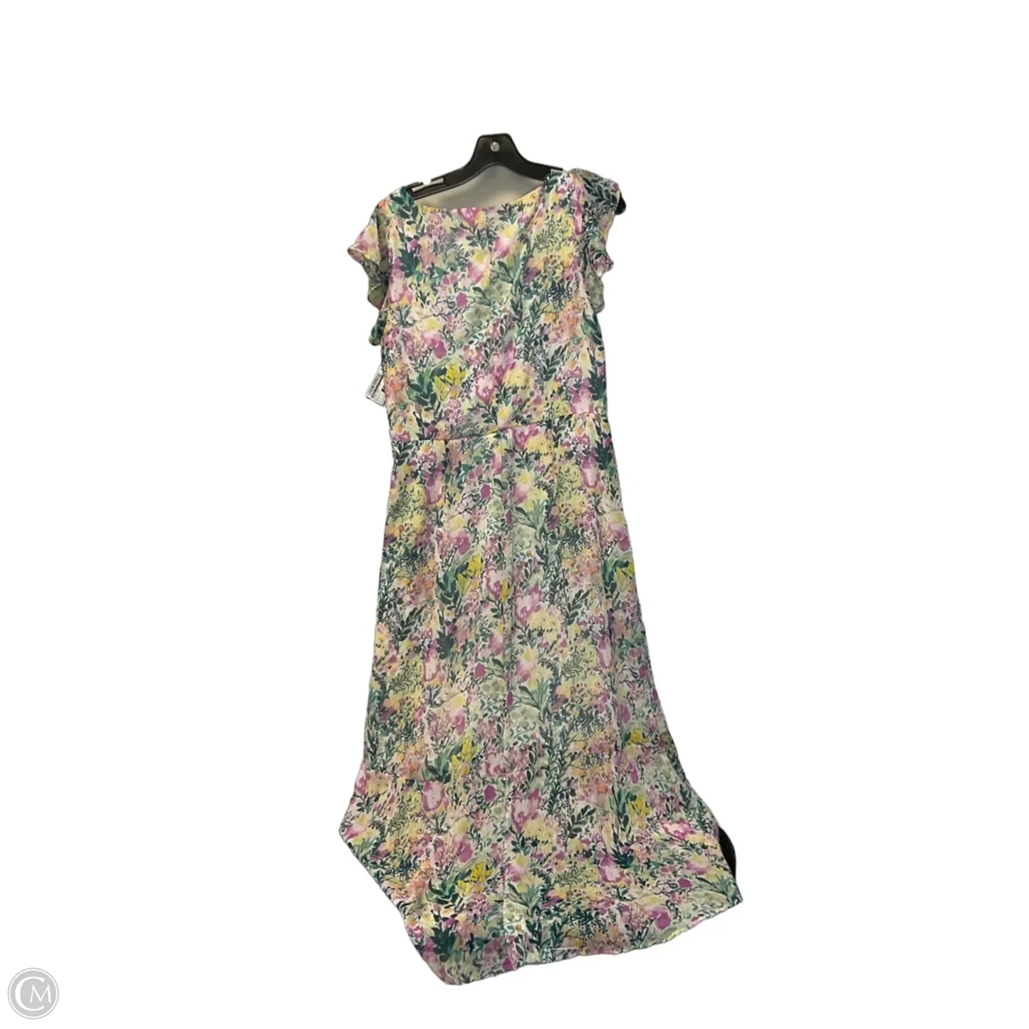 Dress Casual Maxi By Cato In Floral Print, Size: L