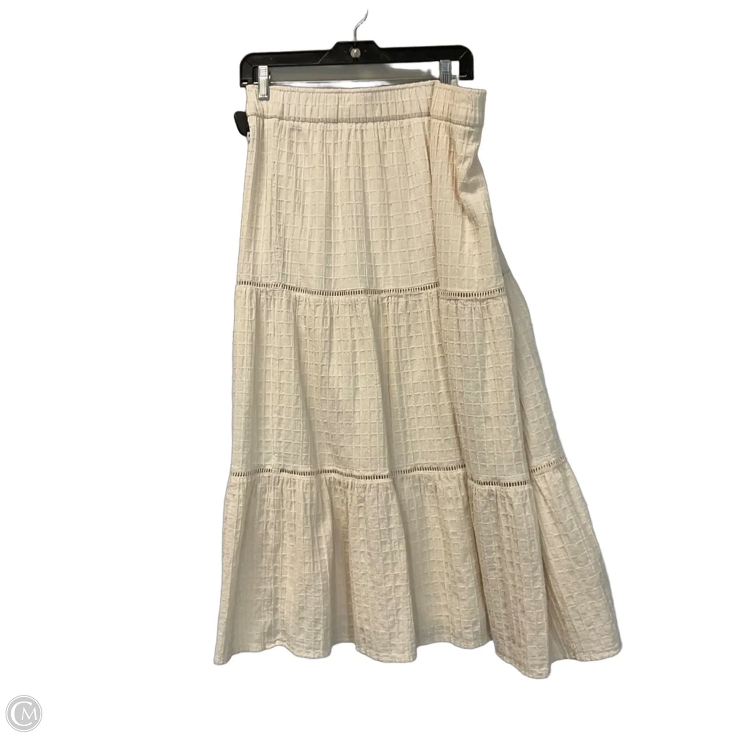 Skirt Maxi By Wonderly In Beige, Size: Xl