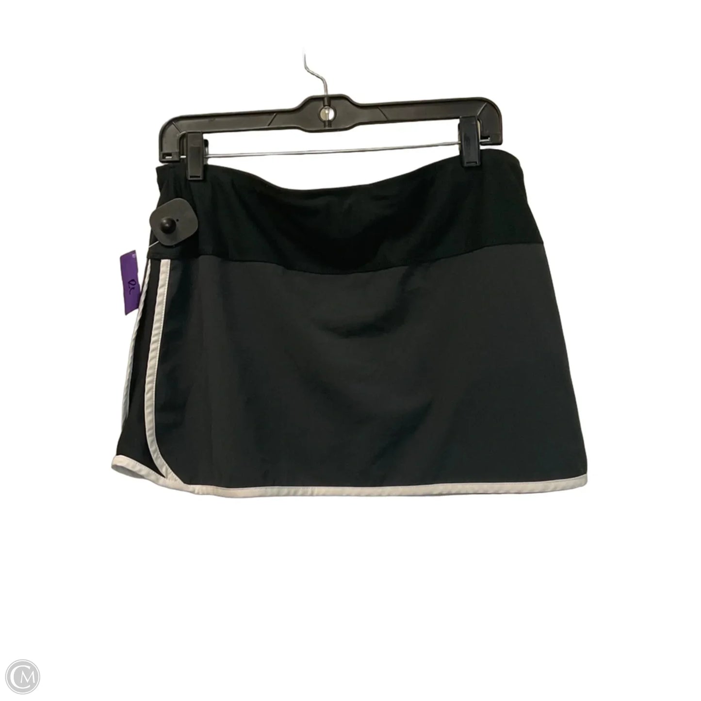 Athletic Skort By Adidas In Black, Size: L