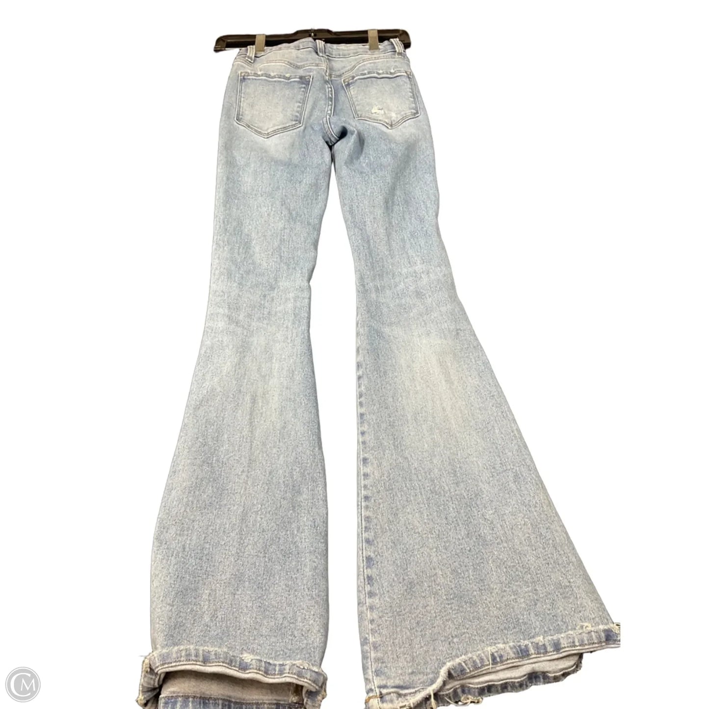 Jeans Flared By Flying Monkey In Blue Denim, Size: 0