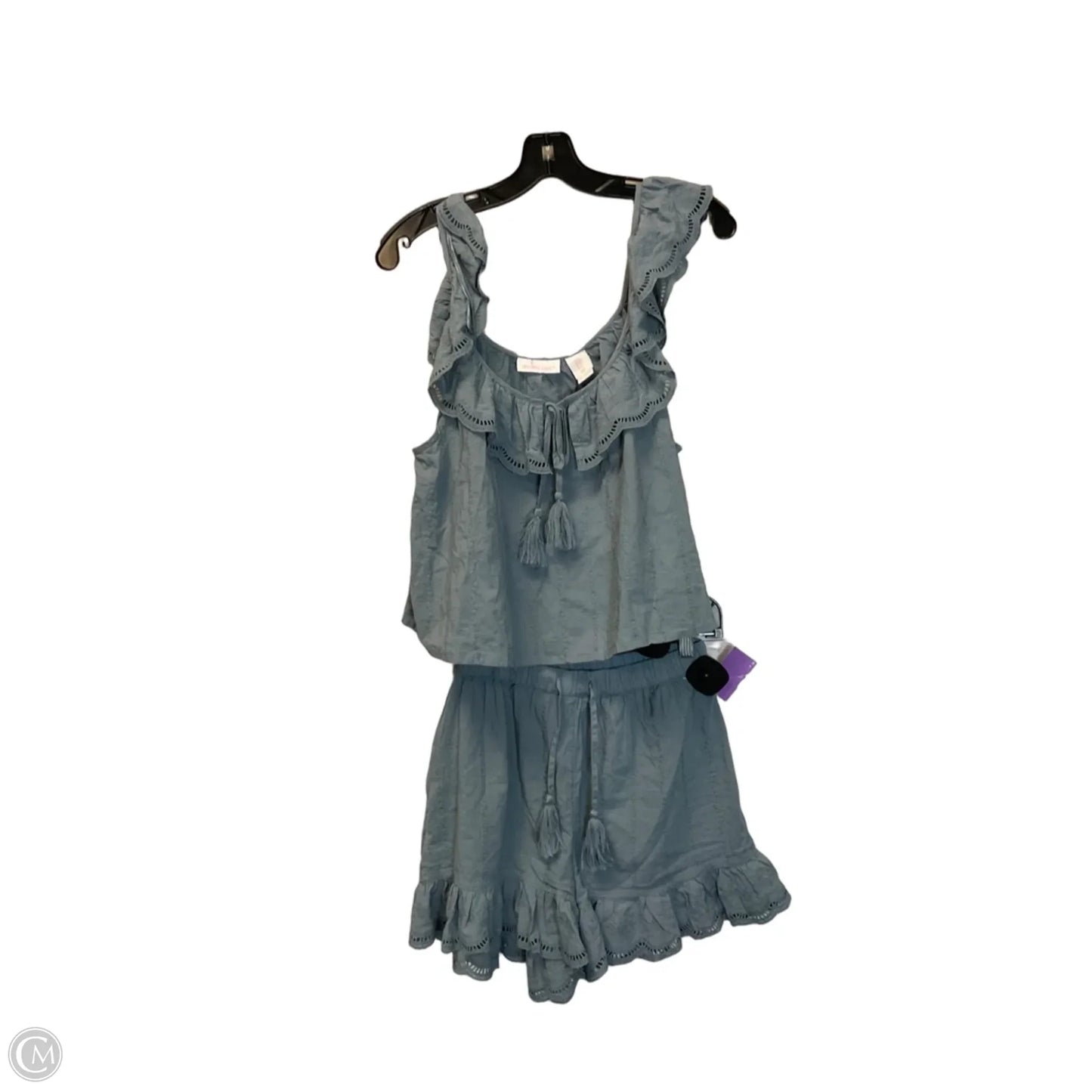 Shorts Set By Clothes Mentor In Blue, Size: M