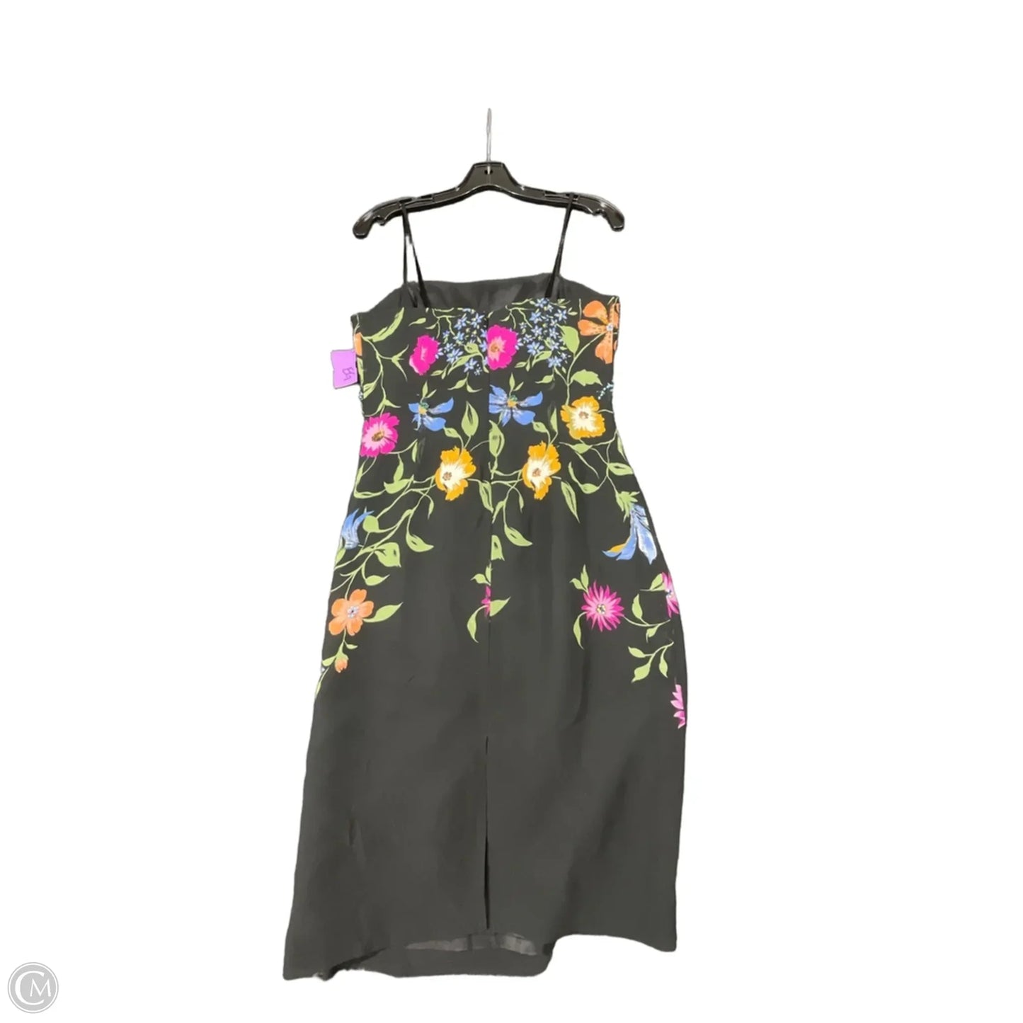 Dress Casual Short By Adrianna Papell In Black & Green, Size: 4
