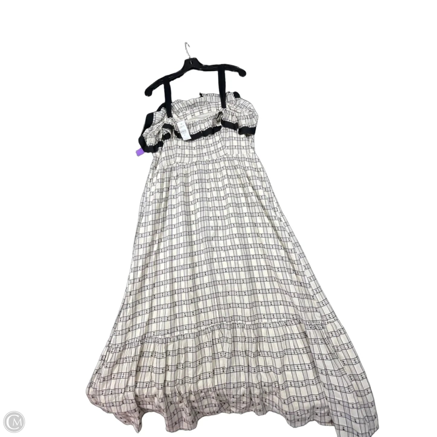 Dress Casual Maxi By Loft In Cream, Size: 14