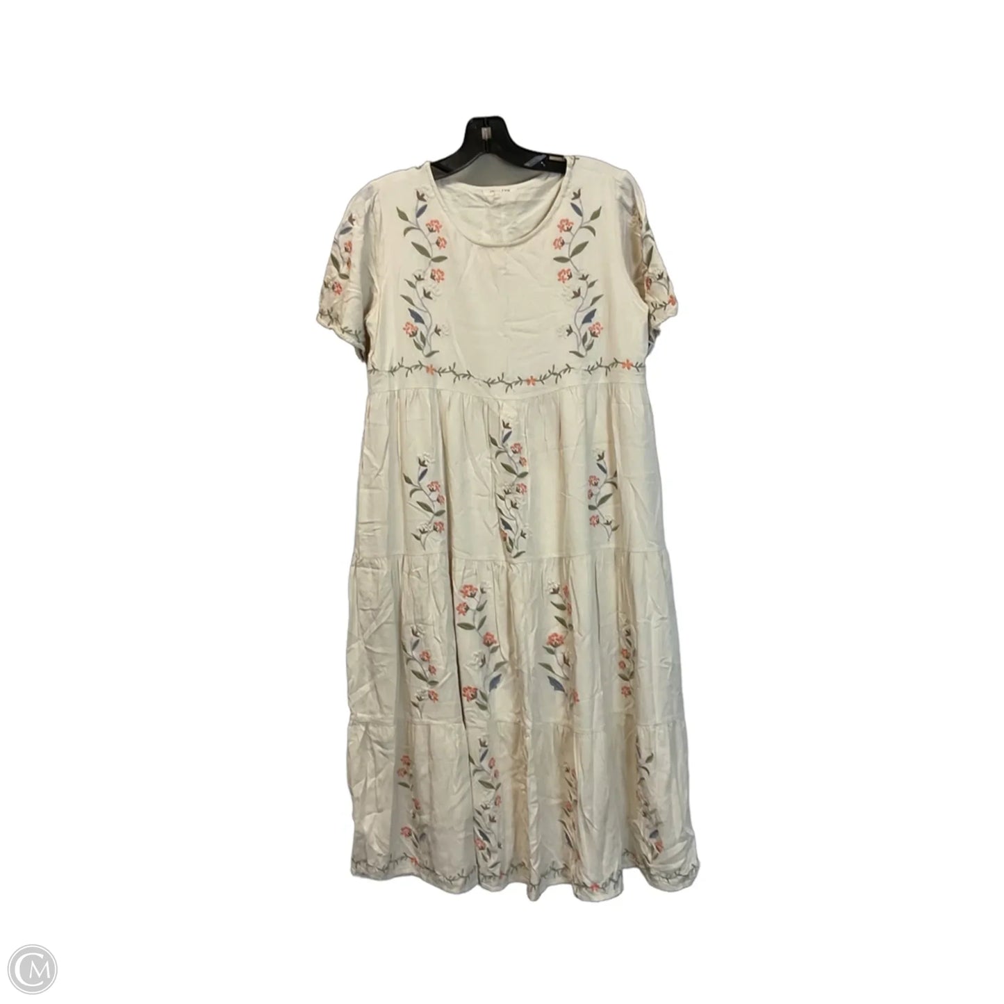 Dress Casual Short By Tea N Rose In Beige, Size: S