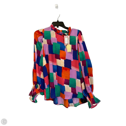 Top Long Sleeve By Jodifl In Multi-colored, Size: M