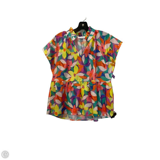 Top Short Sleeve By Thml In Multi-colored, Size: M