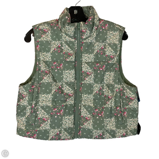 Vest Puffer & Quilted By Love Fire In Green, Size: L