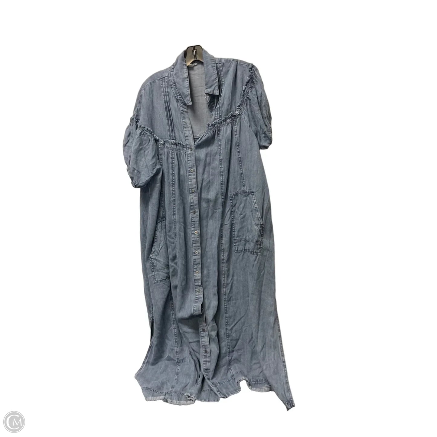 Dress Casual Maxi By Easel In Blue Denim, Size: M