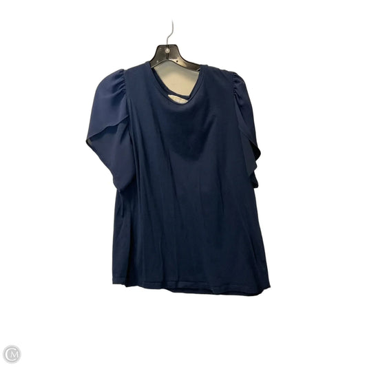 Top Short Sleeve Basic By Michael By Michael Kors In Navy, Size: 1x