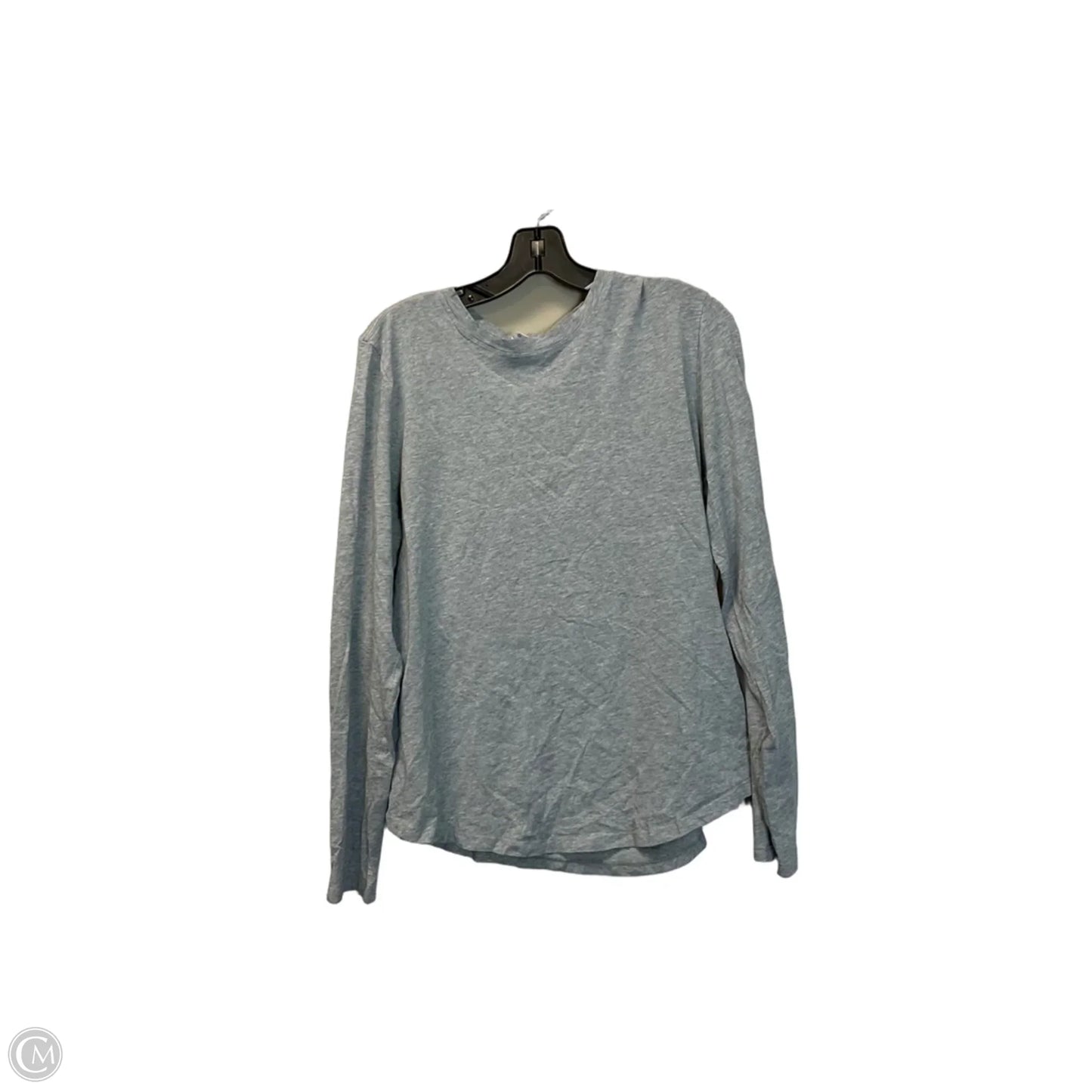 Top Long Sleeve By Lululemon In Grey, Size: 12
