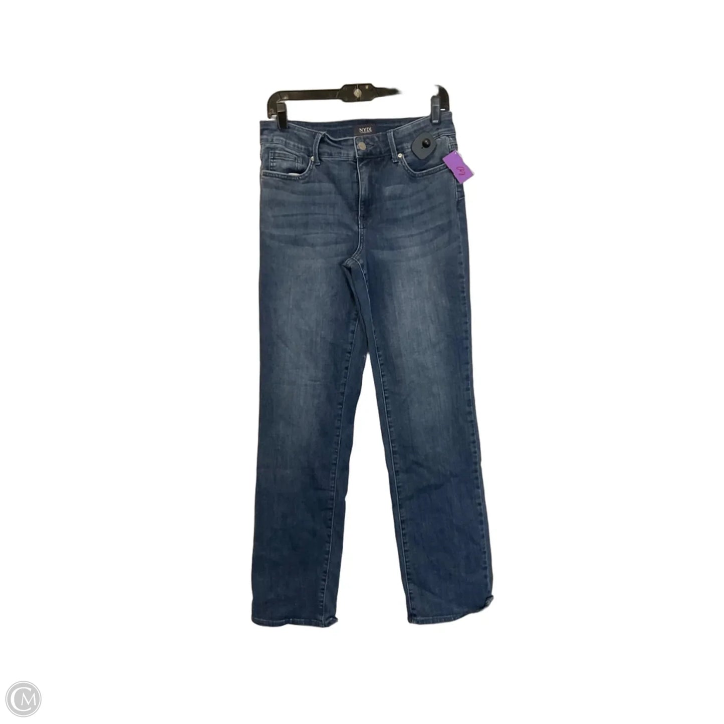 Jeans Straight By Not Your Daughters Jeans In Blue Denim, Size: 8