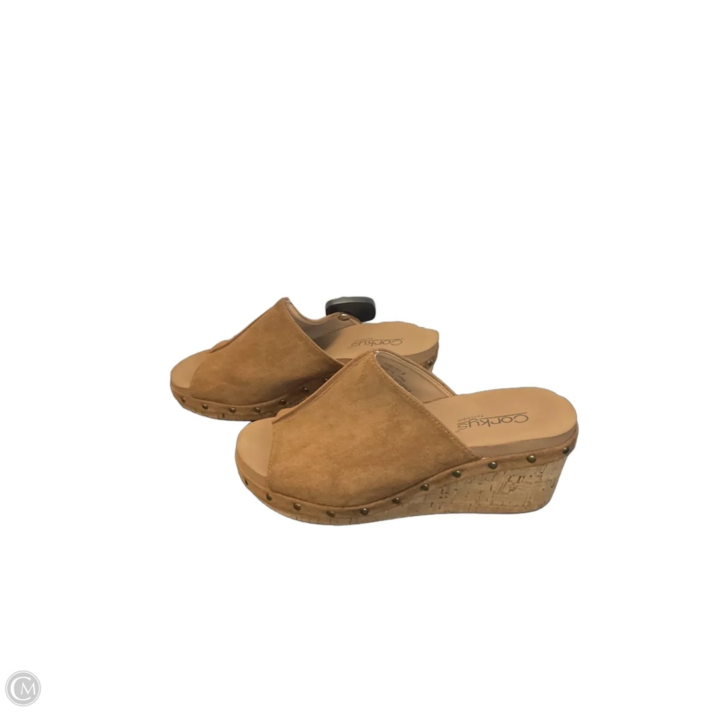 Sandals Heels Wedge By Corkys In Brown, Size: 8