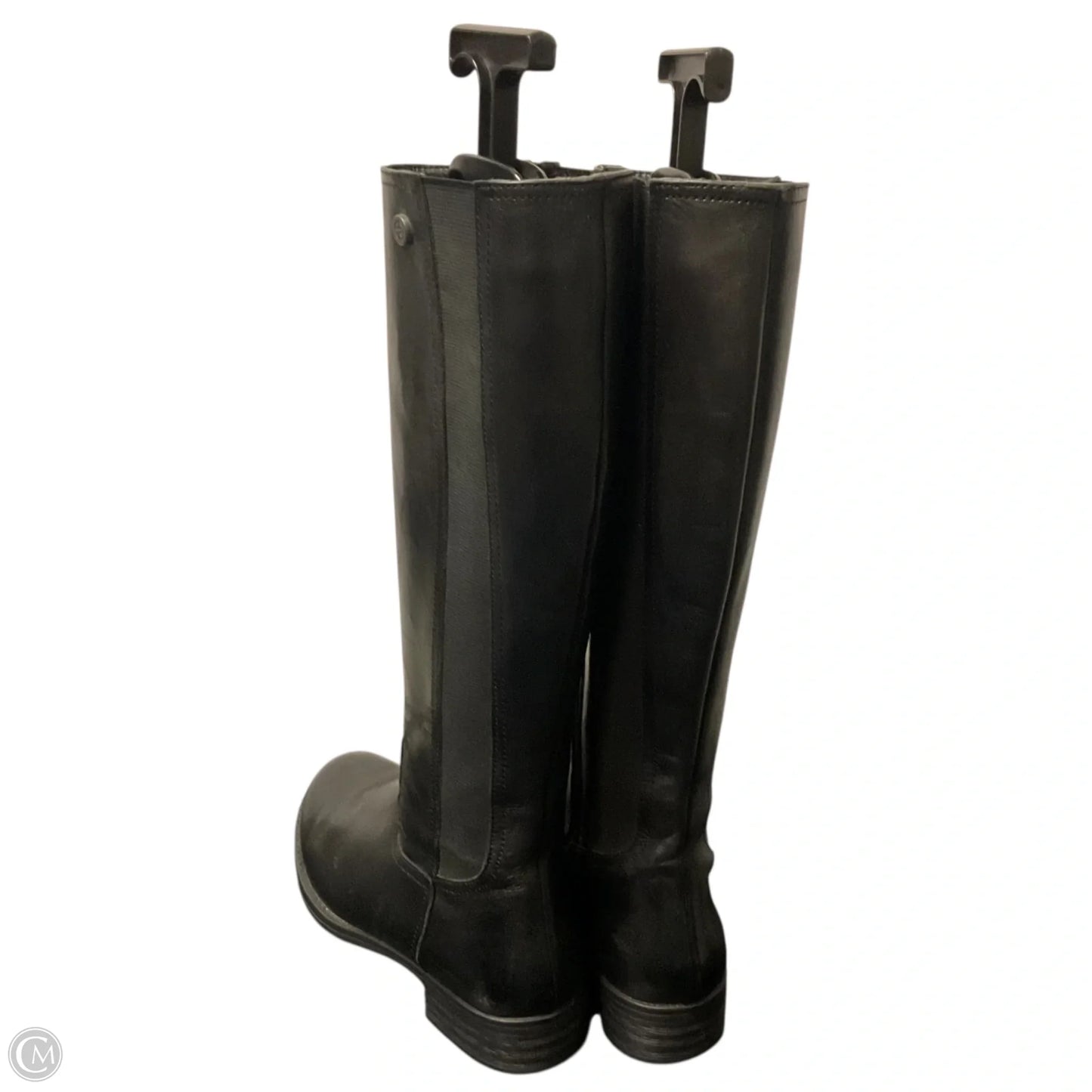 Boots Knee Flats By Bussola In Black, Size: 7.5