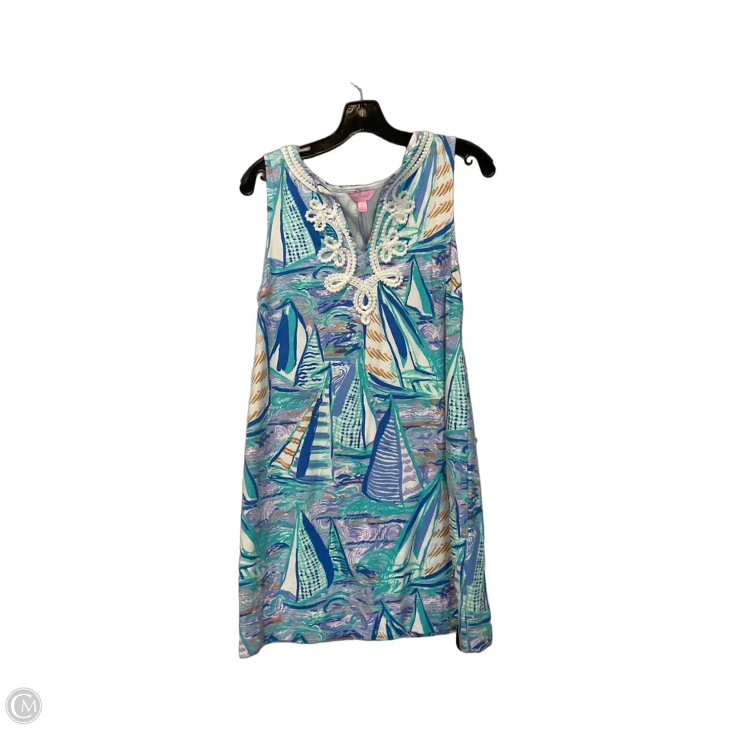 Dress Designer By Lilly Pulitzer In Blue, Size: M