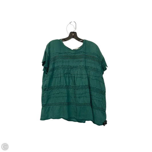 Top Short Sleeve By Sundance In Green, Size: Xl
