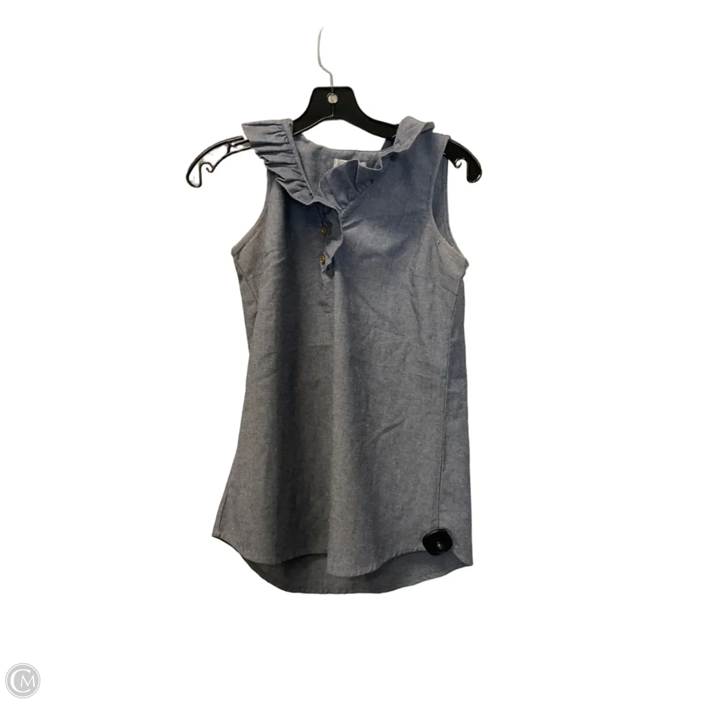 Top Sleeveless By Mudpie In Blue, Size: Xs