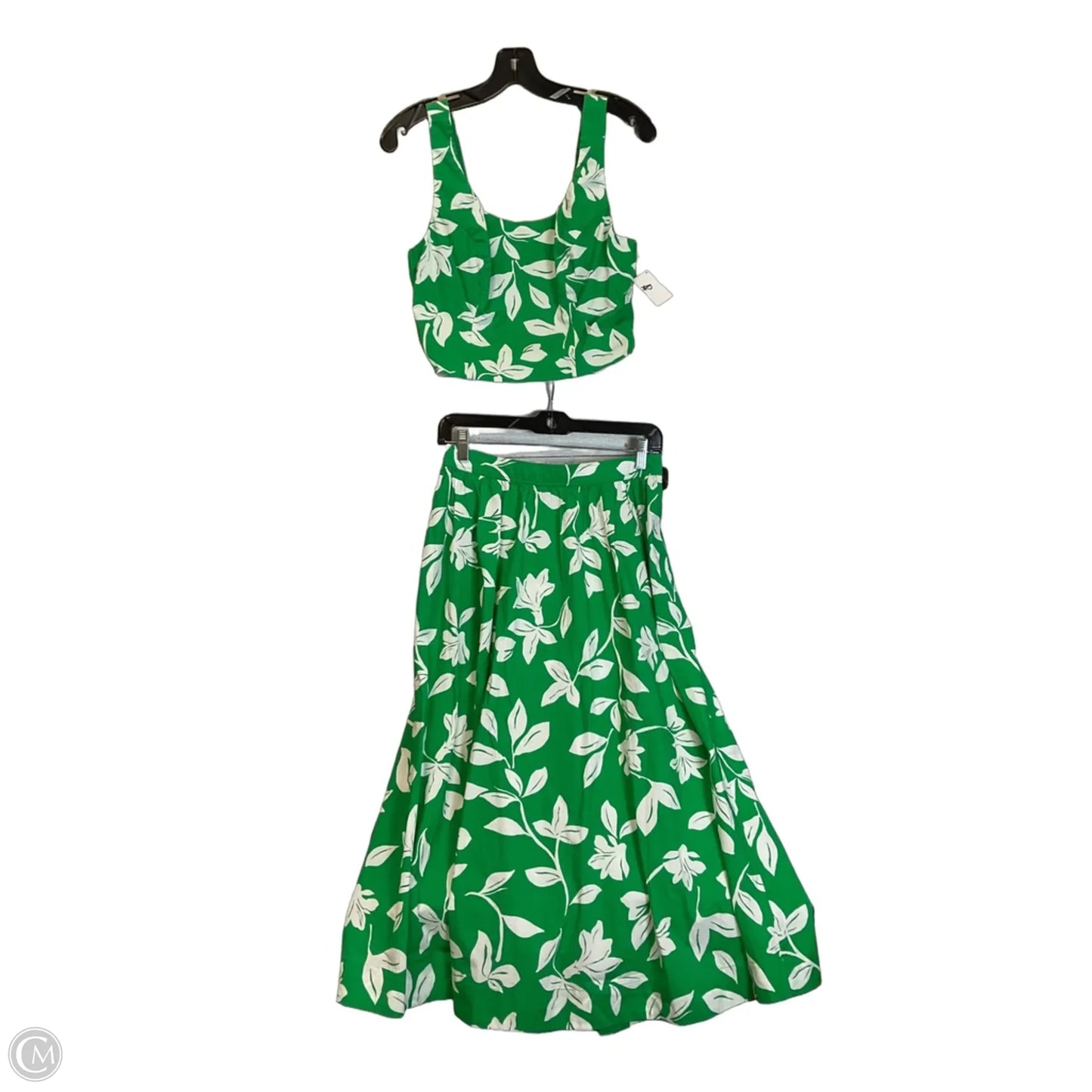 Skirt Set 2pc By J. Crew In Green, Size: M