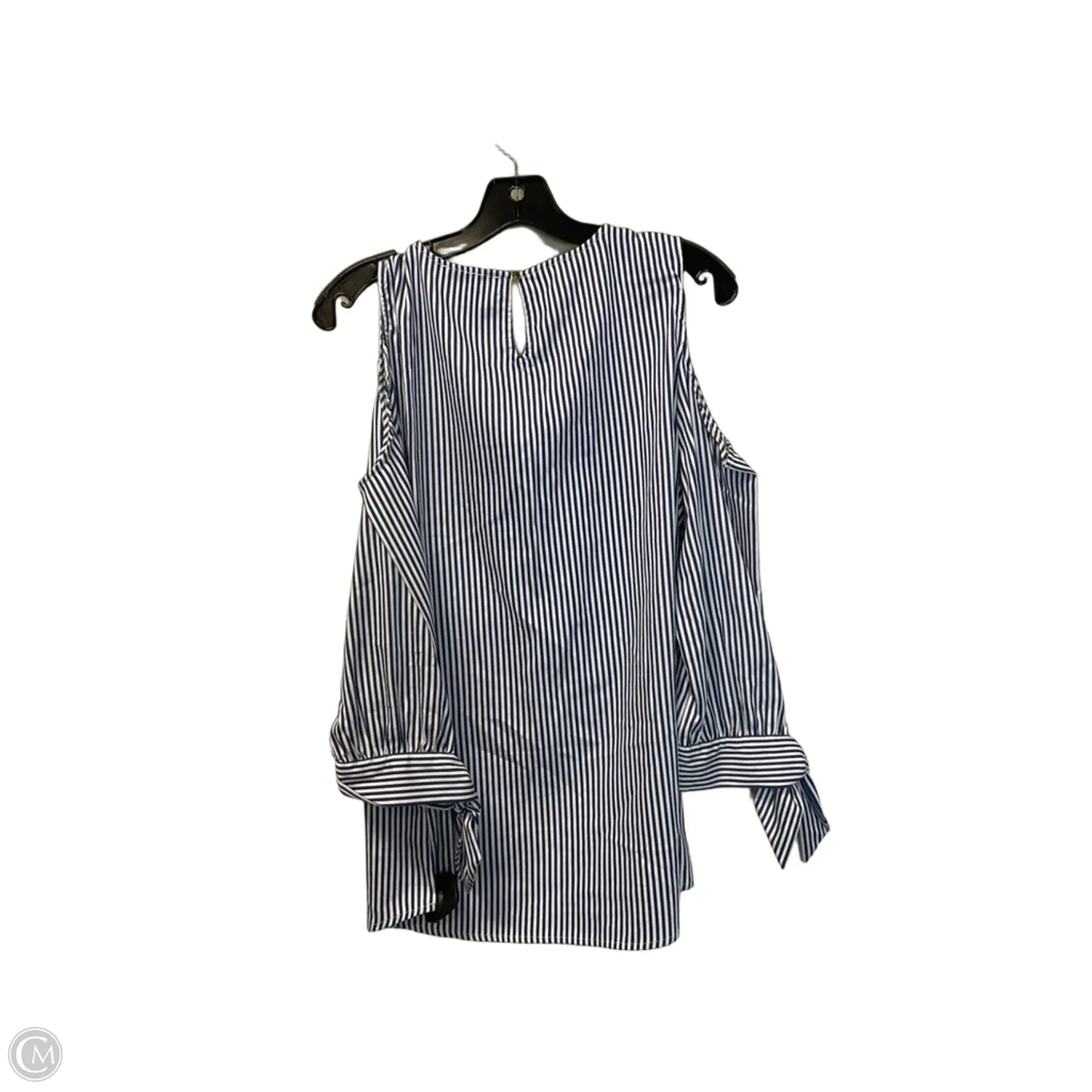 Top Long Sleeve By Peck And Peck In Blue, Size: M