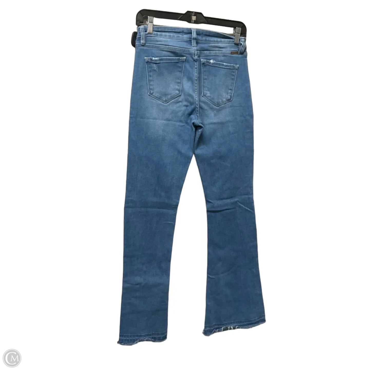 Jeans Flared By Kancan In Blue Denim, Size: 6