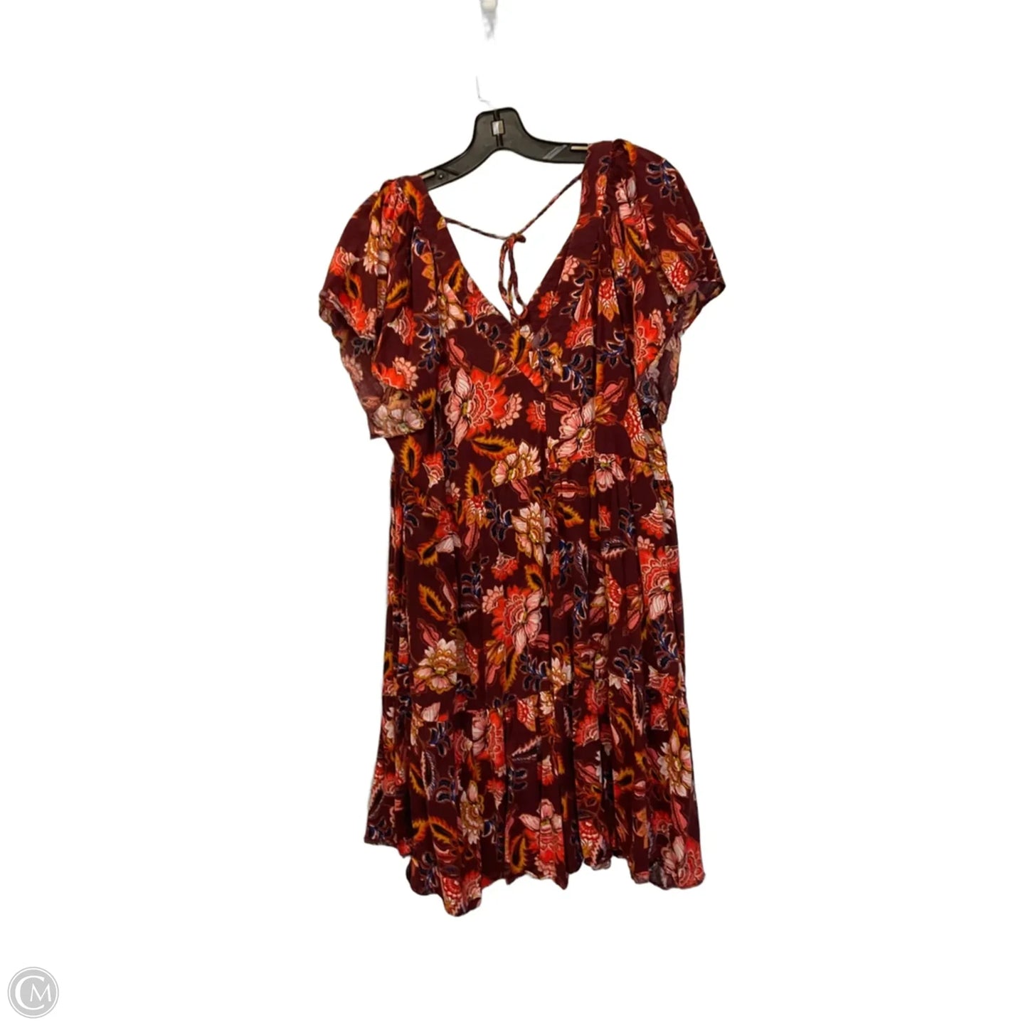 Dress Casual Short By Old Navy In Floral Print, Size: Xl