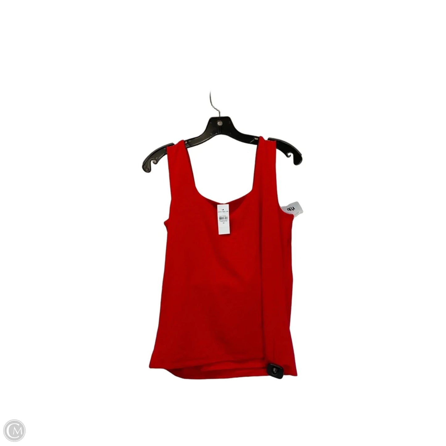Top Sleeveless Basic By Ann Taylor In Red, Size: M