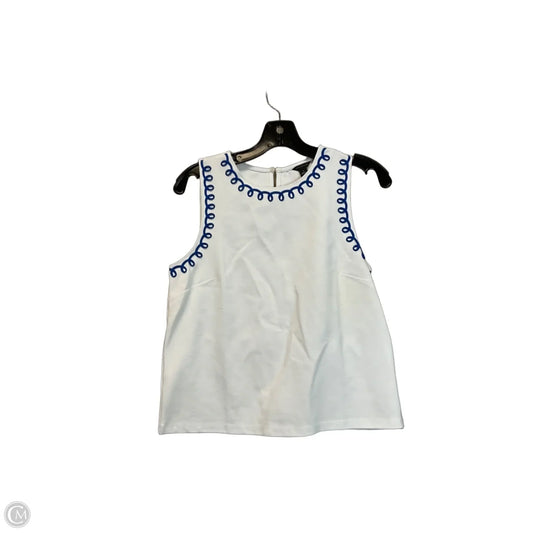 Top Sleeveless Basic By Ann Taylor In White, Size: S