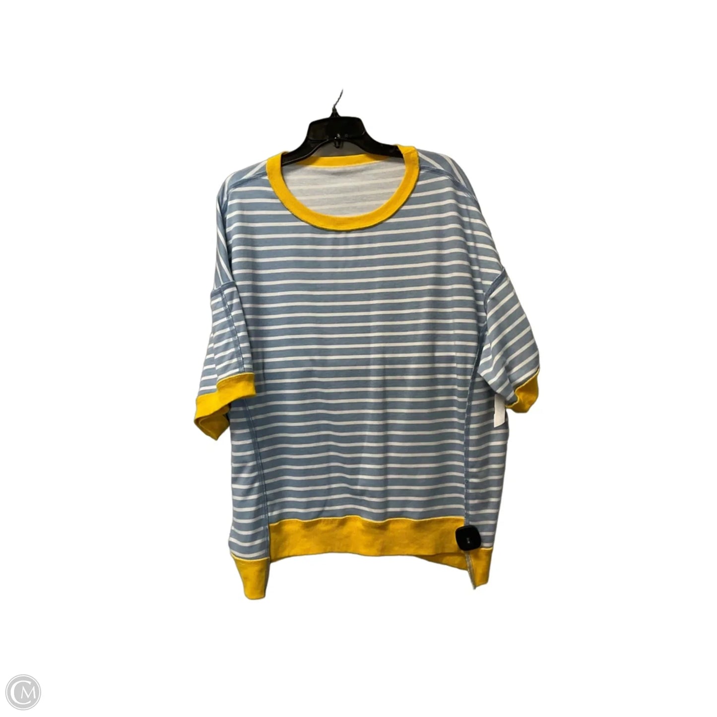 Top Short Sleeve By Clothes Mentor In Striped Pattern, Size: Xl