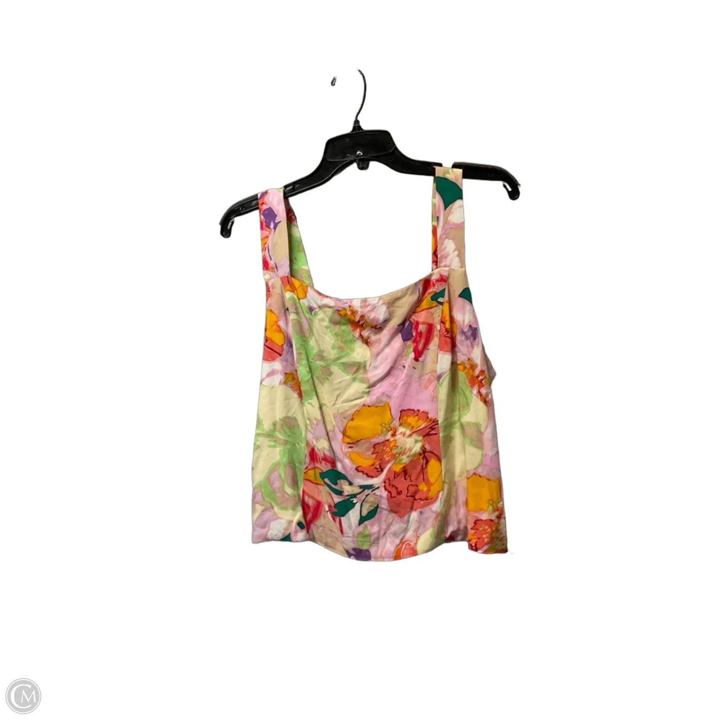 Top Sleeveless By Bar Iii In Floral Print, Size: L
