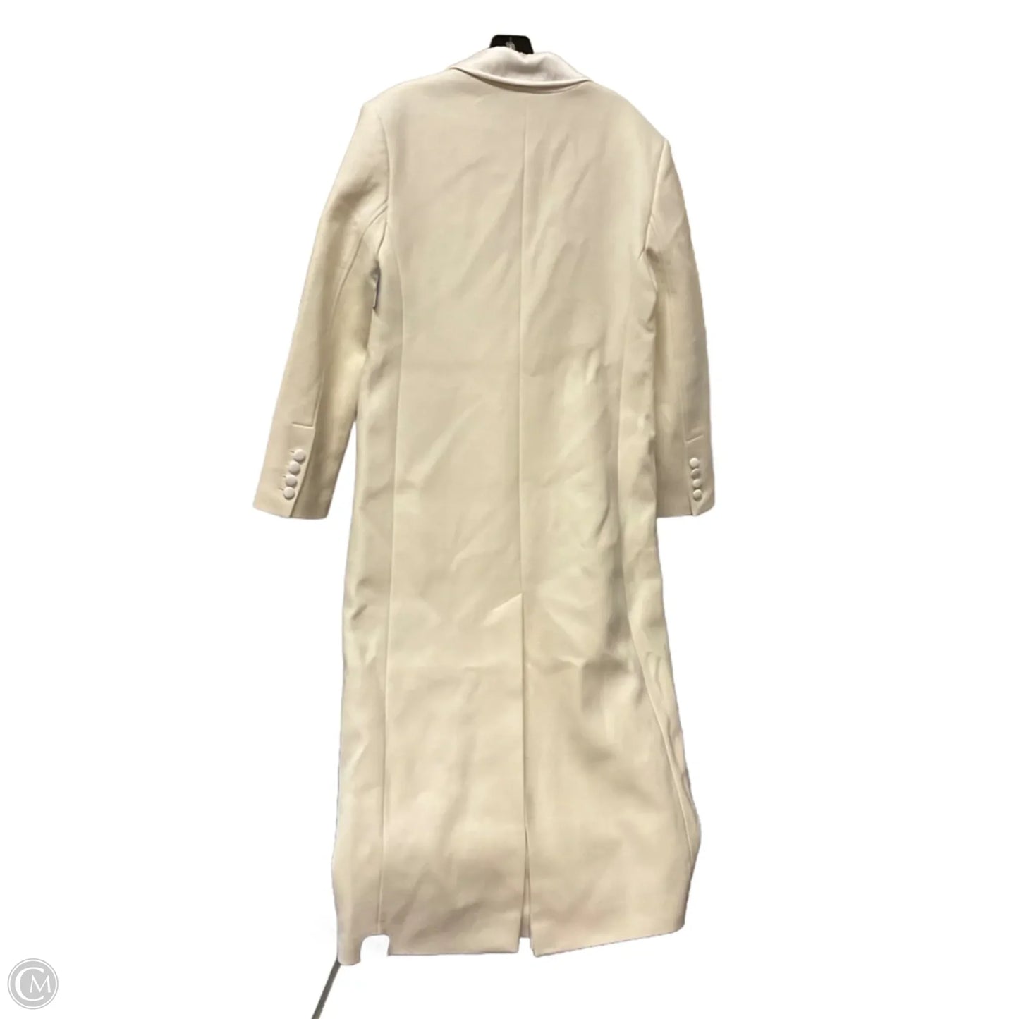 Coat Trench Coat By Karen Millen In Cream, Size: 6