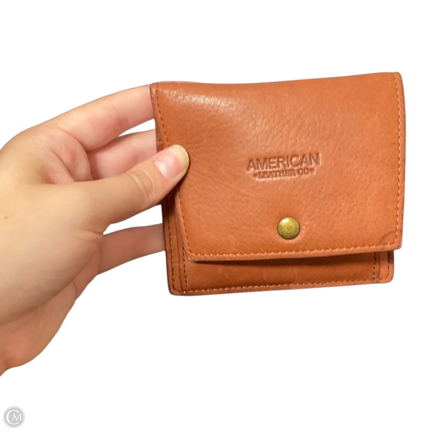 Wallet Leather By American, Size: Small