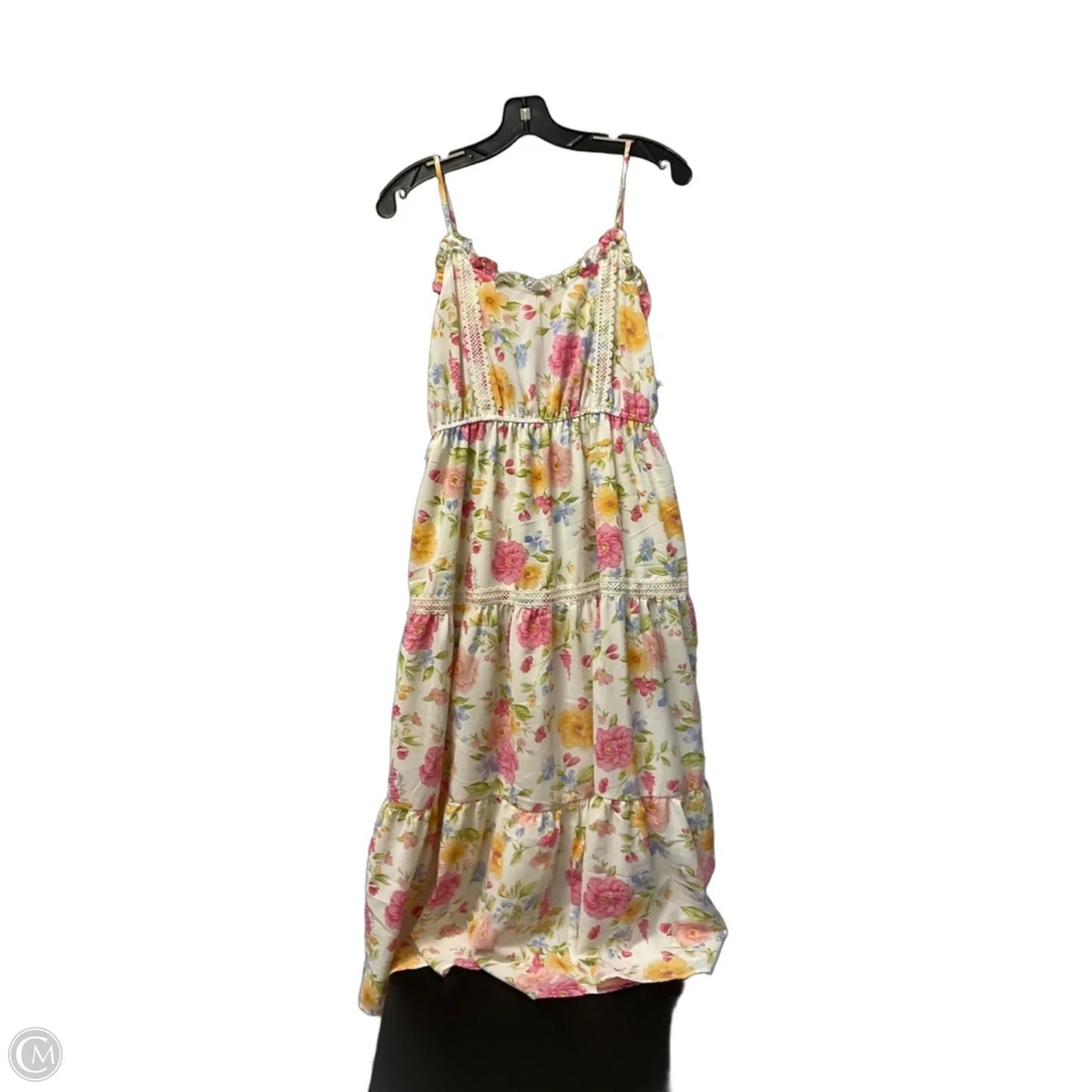 Dress Casual Maxi By Mine In Floral Print, Size: M