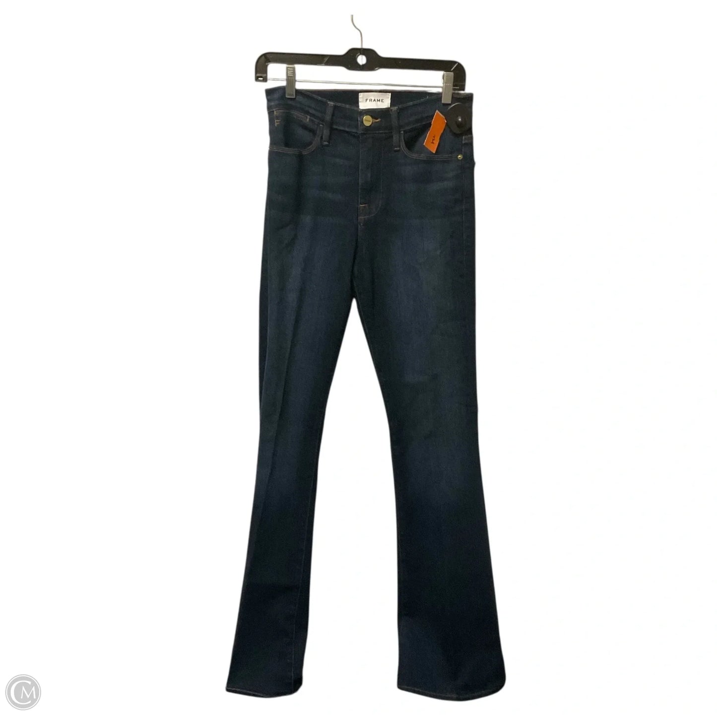 Jeans Flared By Frame In Blue Denim, Size: 6
